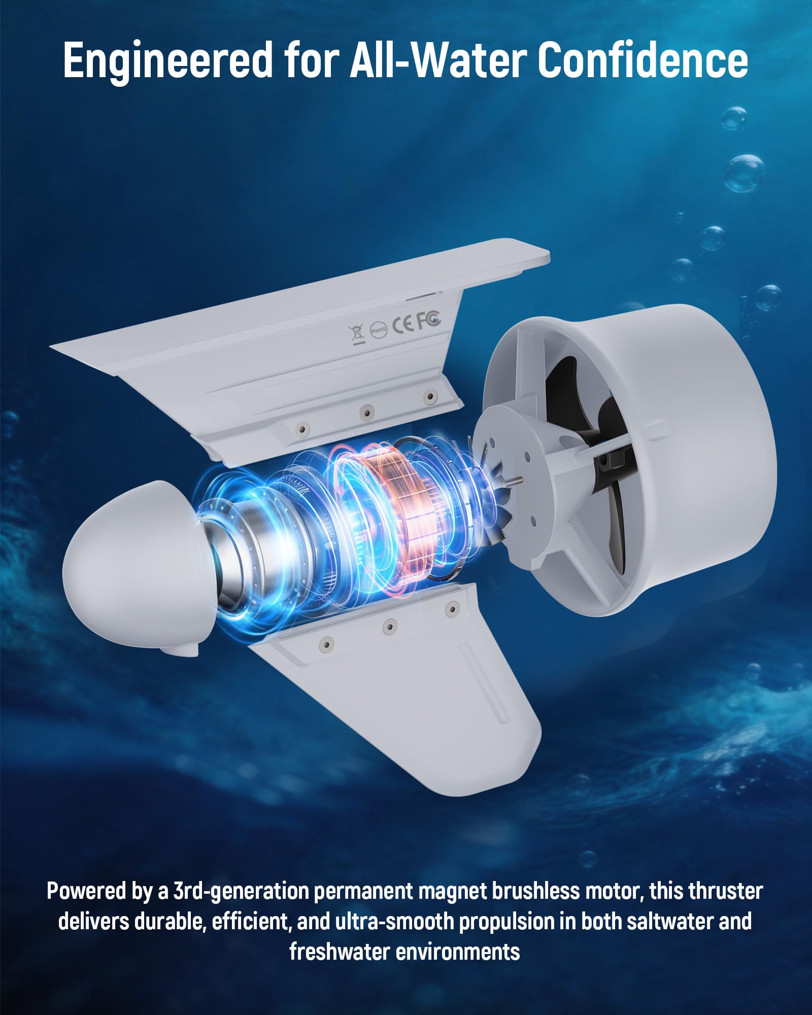 Seayoo Y04 SUP Thruster｜333Wh Battery｜4H Runtime｜Smart Watch Control