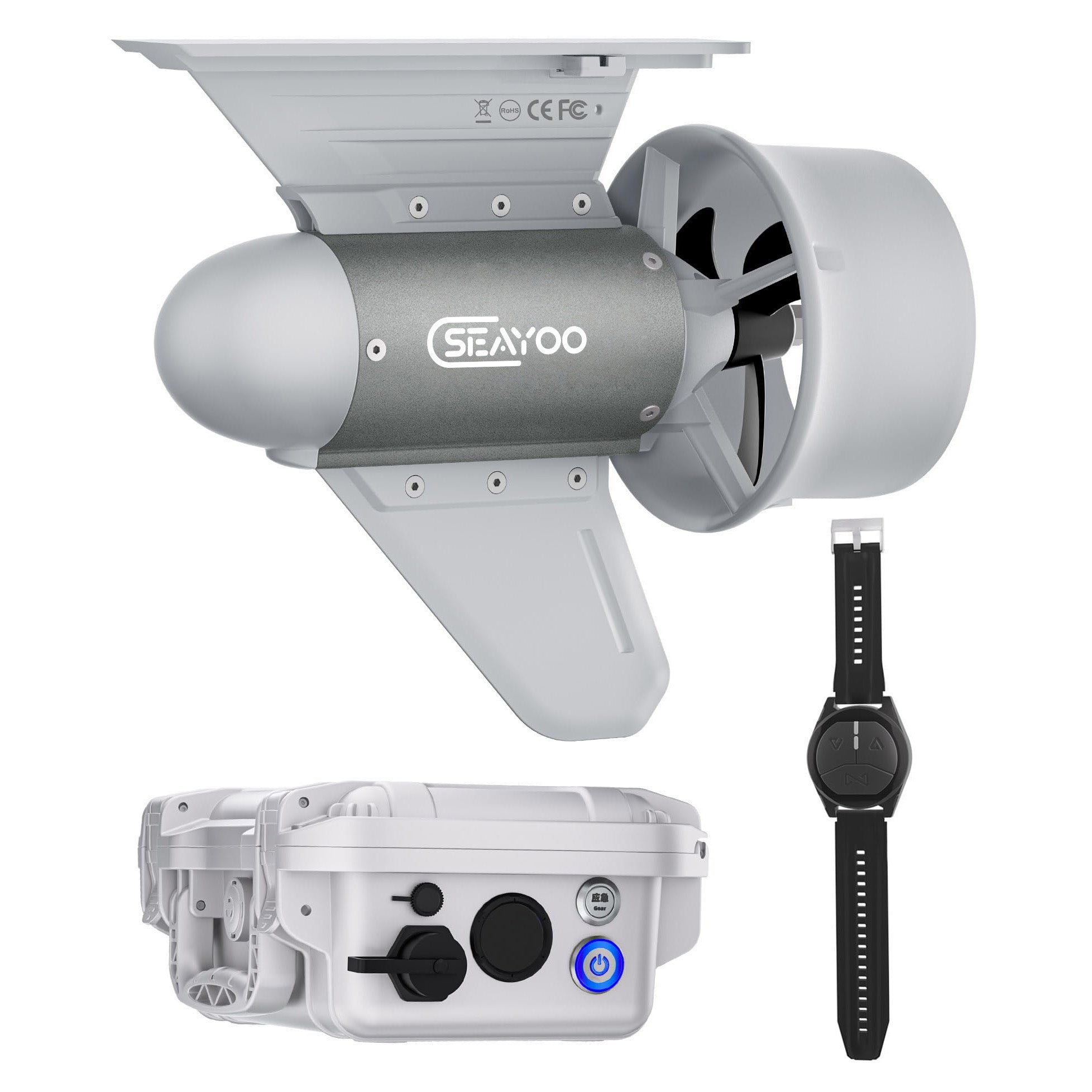Seayoo Y04 SUP Thruster｜333Wh Battery｜4H Runtime｜Smart Watch Control